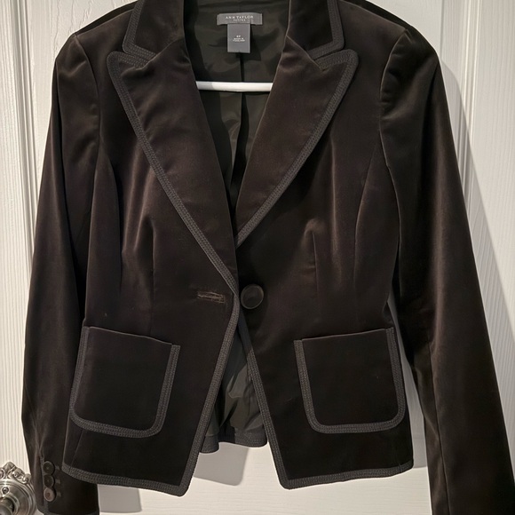 Ann Taylor Dark Velvet Women's Blazer - Picture 1 of 5